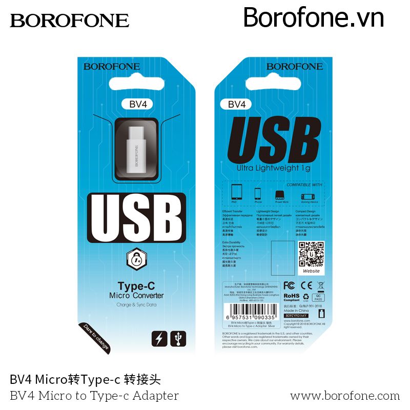 Cáp chuyển đổi BOROFONE BV4