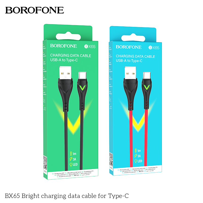 Cáp dữ liệu sạc BX65 Bright cho Type-C
